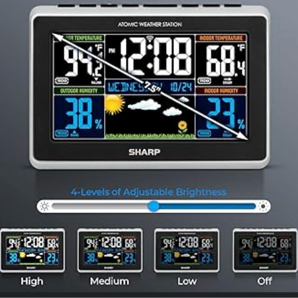 Electric weather station by sharp